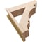 Ekena Millwork 7 1/2-in W x 26-in D x 30-in H Balboa Slat Rough Cedar Woodgrain TimberThane Outlooker, Primed Tan OUTUR075X26X30BOA24RCPR - alternate 5
